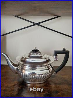 Sheffield England Silver Plated Tea & Coffee Set 4 Piece Vintage Service