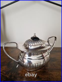 Sheffield England Silver Plated Tea & Coffee Set 4 Piece Vintage Service