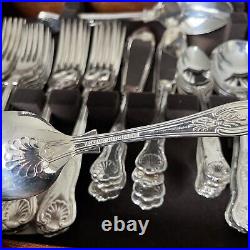 Sheffield England cutlery set 66 EPNS A1 SilverPlate 8 Piece Knives Forks Spoons