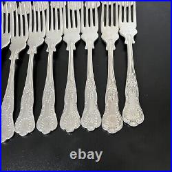 Sheffield England cutlery set 66 EPNS A1 SilverPlate 8 Piece Knives Forks Spoons