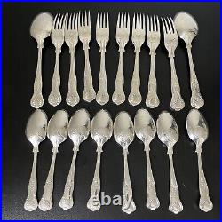 Sheffield England cutlery set 66 EPNS A1 SilverPlate 8 Piece Knives Forks Spoons