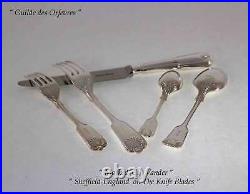 Silver 11 -pc Place Setting Fiddle Thread & Shell