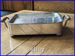Silver Plate Entree Serving Dish, Very Good Quality