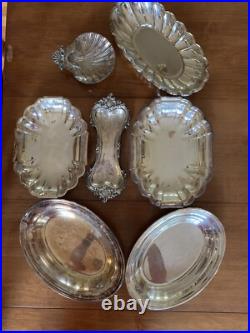 Silver Plate Lot 7 Pieces Gorham, Reed Etc