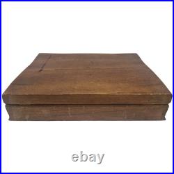 Silver Plate Lufberry Wm Rogers Mfg Co AA IS Flat Ware Chest Svc for 8 54 piece