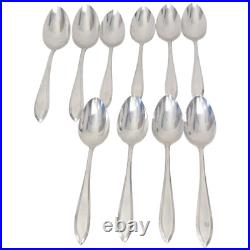 Silver Plate Lufberry Wm Rogers Mfg Co AA IS Flat Ware Chest Svc for 8 54 piece