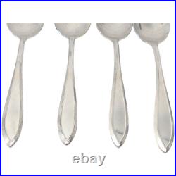 Silver Plate Lufberry Wm Rogers Mfg Co AA IS Flat Ware Chest Svc for 8 54 piece