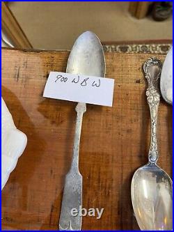 Silver Plate Silverware Flatware Lot Spoons And Forks 52 Pieces