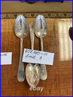 Silver Plate Silverware Flatware Lot Spoons And Forks 52 Pieces