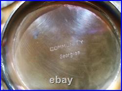Silver Plate Tea Serving Bundle 13 pieces Various Brands Community Wilcox