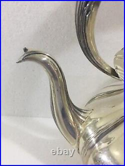 Silver Plate Tea Set 3-Piece Made in U. S. A. By Pairpoint Manufacturing Company