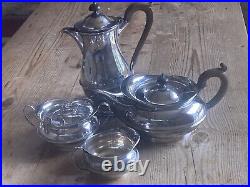 Silver Plated 5 Piece Tea & Coffee Service Sanders & Blackband Birmingham c1898