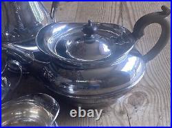 Silver Plated 5 Piece Tea & Coffee Service Sanders & Blackband Birmingham c1898