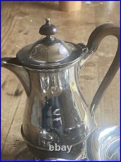 Silver Plated 5 Piece Tea & Coffee Service Sanders & Blackband Birmingham c1898