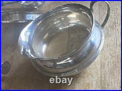 Silver Plated 5 Piece Tea & Coffee Service Sanders & Blackband Birmingham c1898