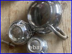 Silver Plated 5 Piece Tea & Coffee Service Sanders & Blackband Birmingham c1898