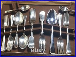 Silver Plated Part Cutlery Set Of 46 Pieces