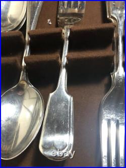 Silver Plated Part Cutlery Set Of 46 Pieces