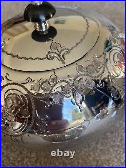 Silver Plated Vintage 4 piece Tea/Coffee Set Cooper Brothers & Sons never used