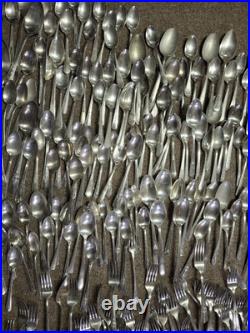 Silver Plated Vintage Flatware Mixed Lot 284 Pieces
