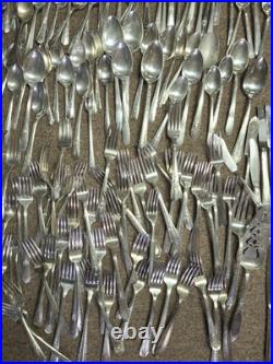Silver Plated Vintage Flatware Mixed Lot 284 Pieces