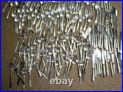 Silver Plated Vintage Flatware Mixed Lot 284 Pieces
