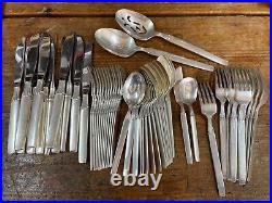 Silver Service Cutlery 51 Pieces RARE ONEIDA COMMUNITY TWILIGHT 1950'S