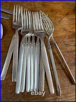 Silver Service Cutlery 51 Pieces RARE ONEIDA COMMUNITY TWILIGHT 1950'S