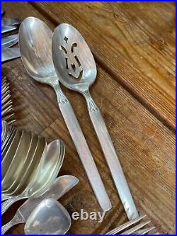 Silver Service Cutlery 51 Pieces RARE ONEIDA COMMUNITY TWILIGHT 1950'S