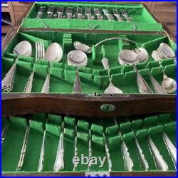 Silver plate A1 Cutlery Spoons & Forks 71 Pieces Boxed 3 drawers-quality Silver plate A1 Cutlery Spoons & Forks 71 Pieces Boxed 3 drawers-quality
