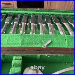 Silver plate A1 Cutlery Spoons & Forks 71 Pieces Boxed 3 drawers-quality Silver plate A1 Cutlery Spoons & Forks 71 Pieces Boxed 3 drawers-quality