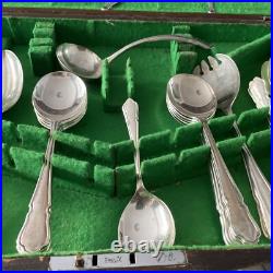 Silver plate A1 Cutlery Spoons & Forks 71 Pieces Boxed 3 drawers-quality Silver plate A1 Cutlery Spoons & Forks 71 Pieces Boxed 3 drawers-quality