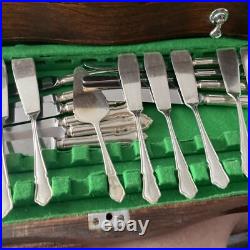 Silver plate A1 Cutlery Spoons & Forks 71 Pieces Boxed 3 drawers-quality Silver plate A1 Cutlery Spoons & Forks 71 Pieces Boxed 3 drawers-quality