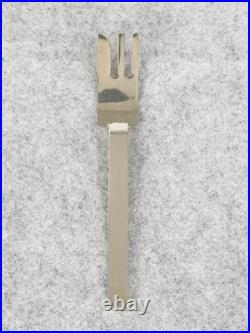 Silver-plated Flatware 7-piece cutlery set by Russel Wright for MMA 1987 Korea