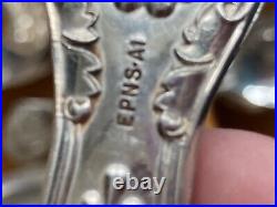 Silver plated Kings pattern canteen of cutlery by Smith Seymour Ltd 44 piece