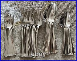 Silver plated spoons and forks 35 pieces Gero 90
