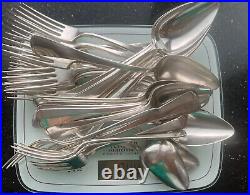 Silver plated spoons and forks 35 pieces Gero 90