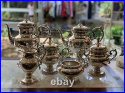Six Pieces Silver Plated Tea Set by International Silver
