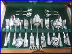 Slack & Barlow Sheffield Silver Plated 76 Piece Canteen 8 Place Settings