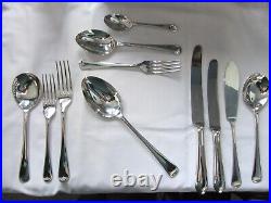 Slack & Barlow Sheffield Silver Plated 76 Piece Canteen 8 Place Settings