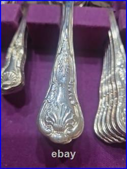 Smith Seymour Sheffield Silver Service 67 Piece Cutlery