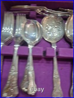 Smith Seymour Sheffield Silver Service 67 Piece Cutlery