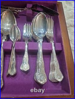 Smith Seymour Sheffield Silver Service 67 Piece Cutlery