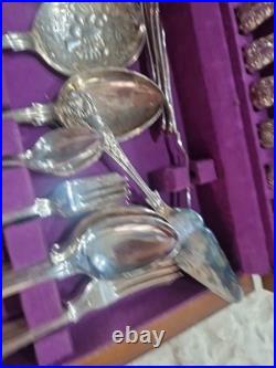 Smith Seymour Sheffield Silver Service 67 Piece Cutlery