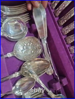 Smith Seymour Sheffield Silver Service 67 Piece Cutlery