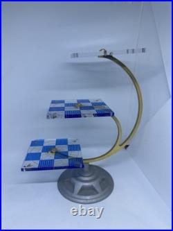 Star Trek 3 Dimensional Chess Set By Franklin Mint 1994 Gold/Silver Plate Pieces