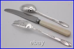 Sterling Silver Cased Child's Three Piece Cutlery Set Birmingham 1964