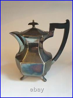 Stunnig Silver Plated Tea/ Coffee set 4 pieces art deco style Sheffield England