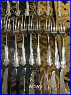 Stunning James Dixon 82 Piece Silver Plated Chippendale Cutlery Set