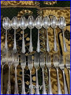 Stunning James Dixon 82 Piece Silver Plated Chippendale Cutlery Set